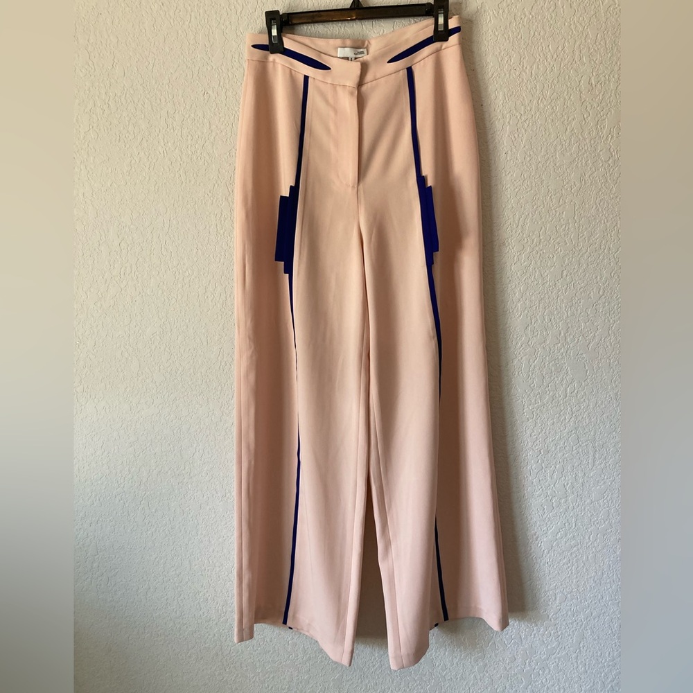 Jordan Alexandra pink with blue stripe dress pants